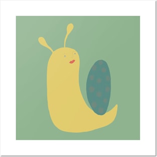 Live snail Posters and Art